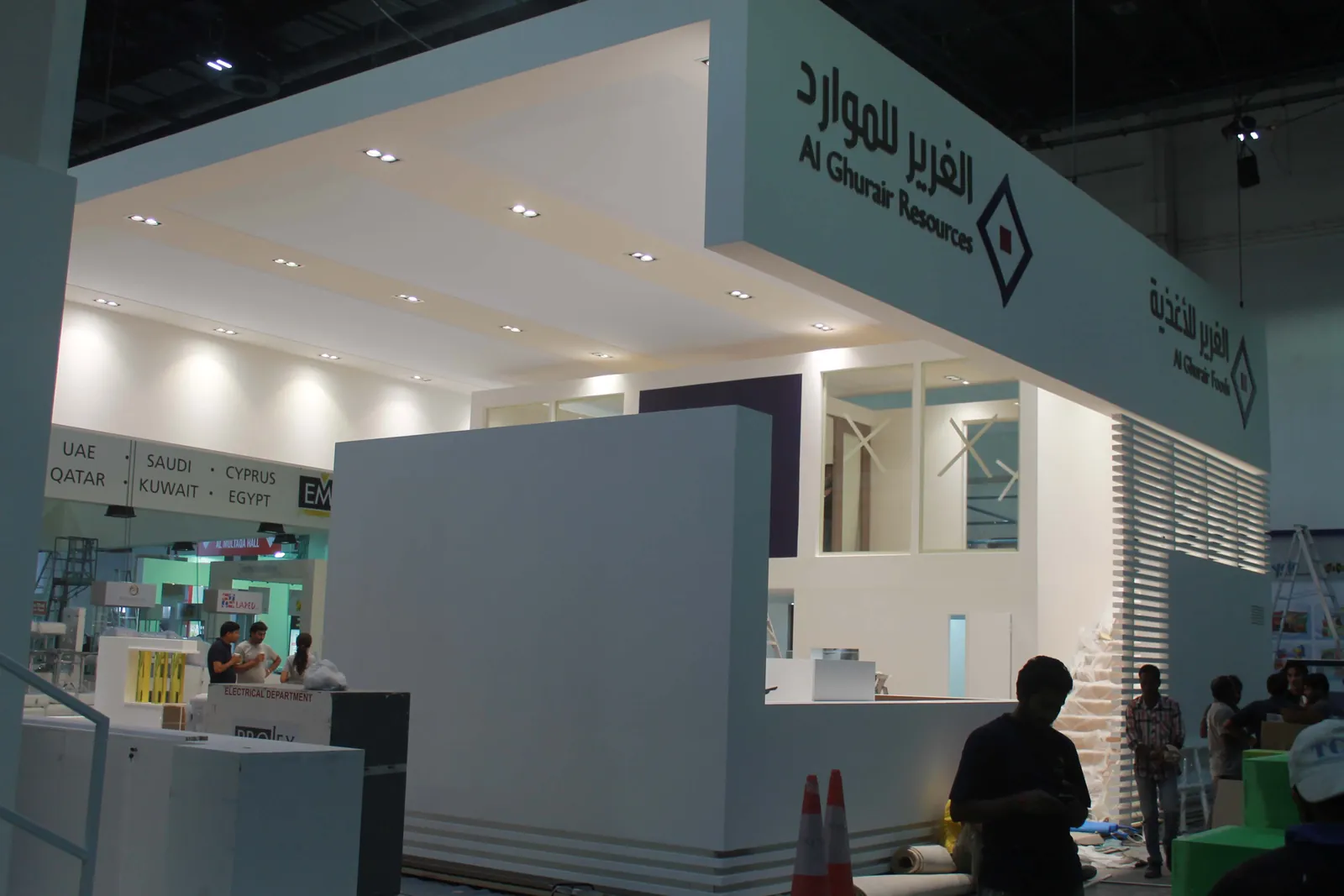 Two-storey double-decker exhibition stand built by Chronicle Exhibits in Dubai